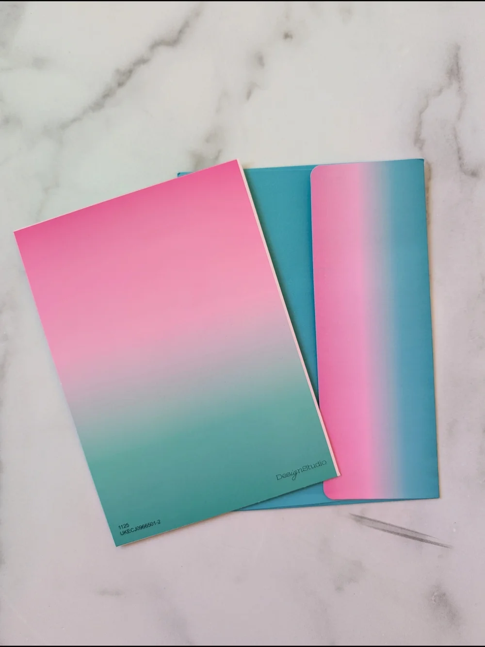 Pink Balloon Pop-Up Greeting Card with Teal Envelope